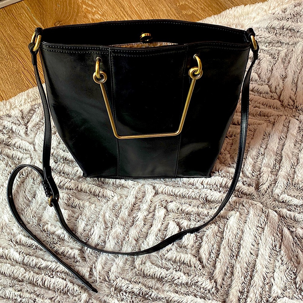 Elle Jae Gypset Black Vegan Leather Handbag